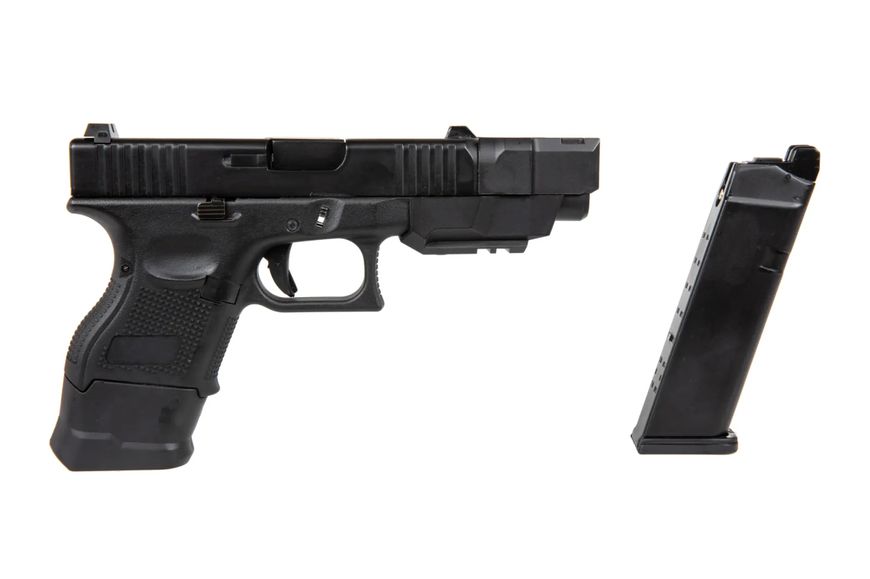 Страйкбольний пістолет D-Boys Glock 26 Advanced CO2 Black 29830 фото