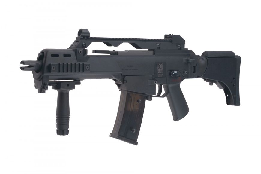 Страйкбольна штурмова гвинтівка Specna Arms Sa-G12V Ebb Carbine Black 25051 фото