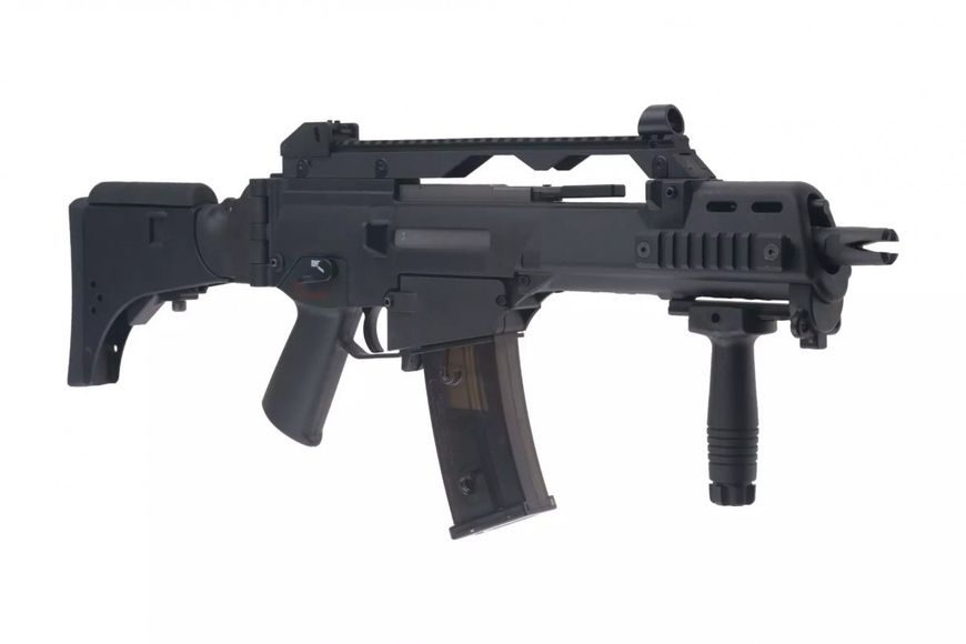 Страйкбольна штурмова гвинтівка Specna Arms Sa-G12V Ebb Carbine Black 25051 фото