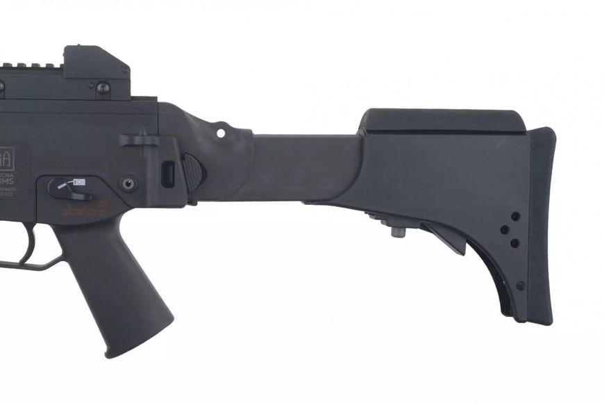 Страйкбольна штурмова гвинтівка Specna Arms Sa-G12V Ebb Carbine Black 25051 фото