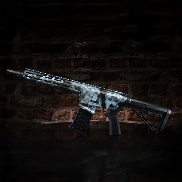 Страйкбольна штурмова гвинтівка EMG Noveske N4 Gen.4 "Shorty" AEG Kryptek Obskura Blue 34183 фото