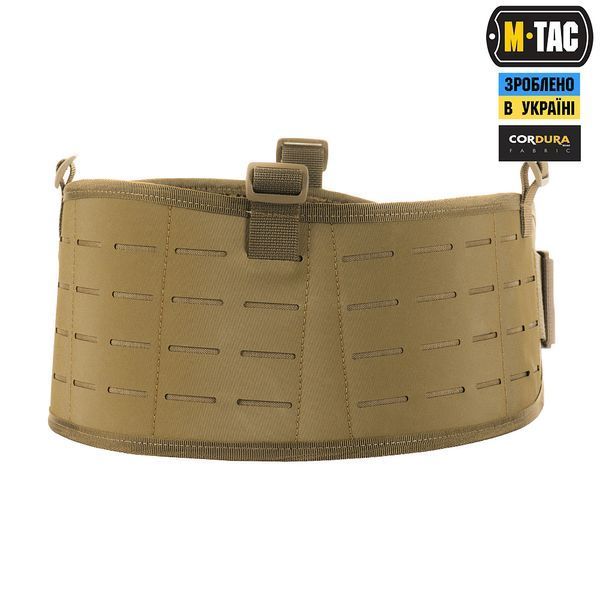 Пояс тактичний M-Tac War Belt Laser Cut Coyote Size M/L 25985-m/l фото
