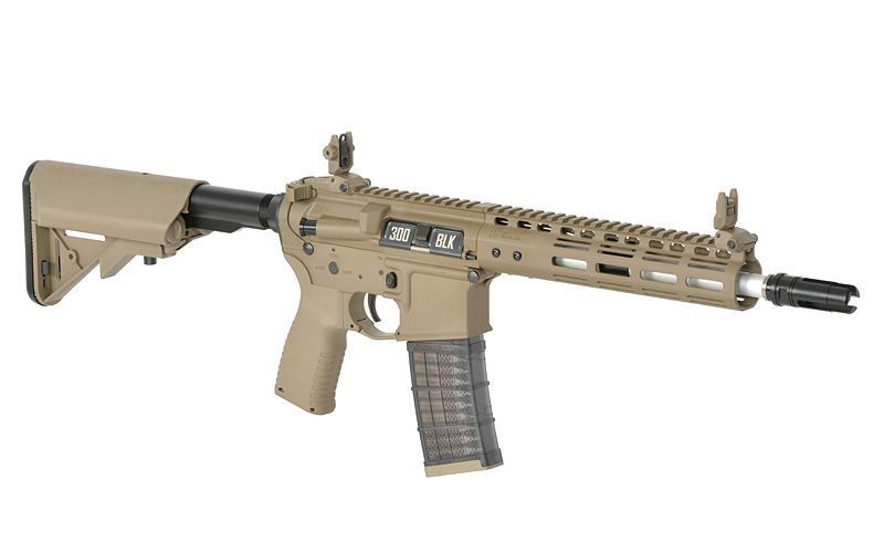 Страйкбольна штурмова гвинтівка Cyma Platinum Noveske 10.5" Gen III Shorty 300BLK AEG Rifle Eshooter ETU Tan 33312 фото