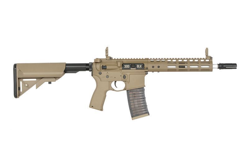 Страйкбольна штурмова гвинтівка Cyma Platinum Noveske 10.5" Gen III Shorty 300BLK AEG Rifle Eshooter ETU Tan 33312 фото