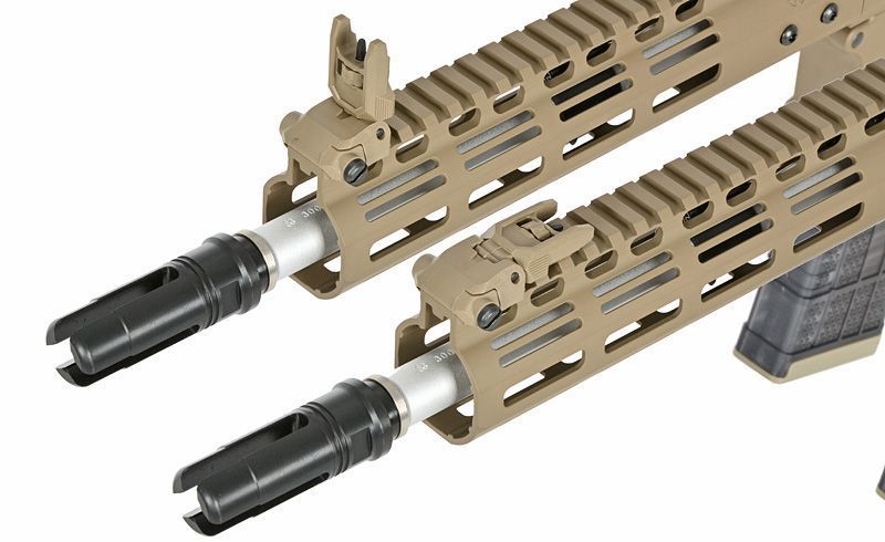 Страйкбольна штурмова гвинтівка Cyma Platinum Noveske 10.5" Gen III Shorty 300BLK AEG Rifle Eshooter ETU Tan 33312 фото