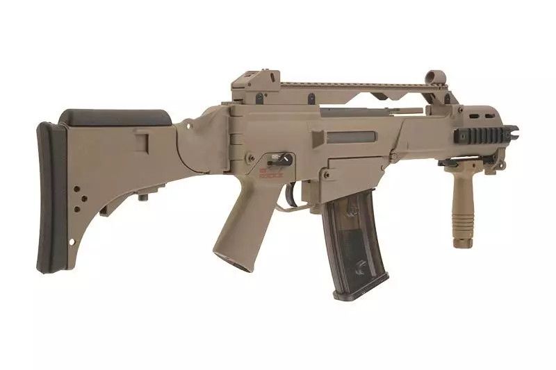 Страйкбольна штурмова гвинтівка Specna Arms SA-G12V EBB Carbine Tan 25052 фото