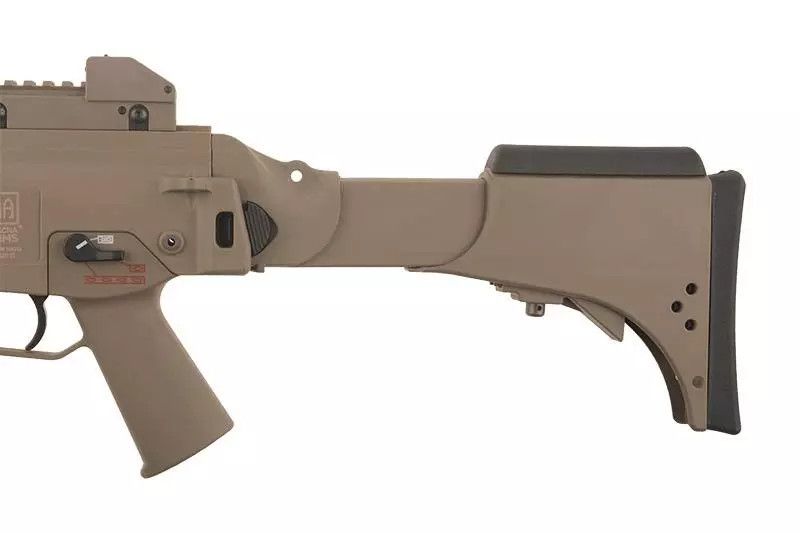 Страйкбольна штурмова гвинтівка Specna Arms SA-G12V EBB Carbine Tan 25052 фото