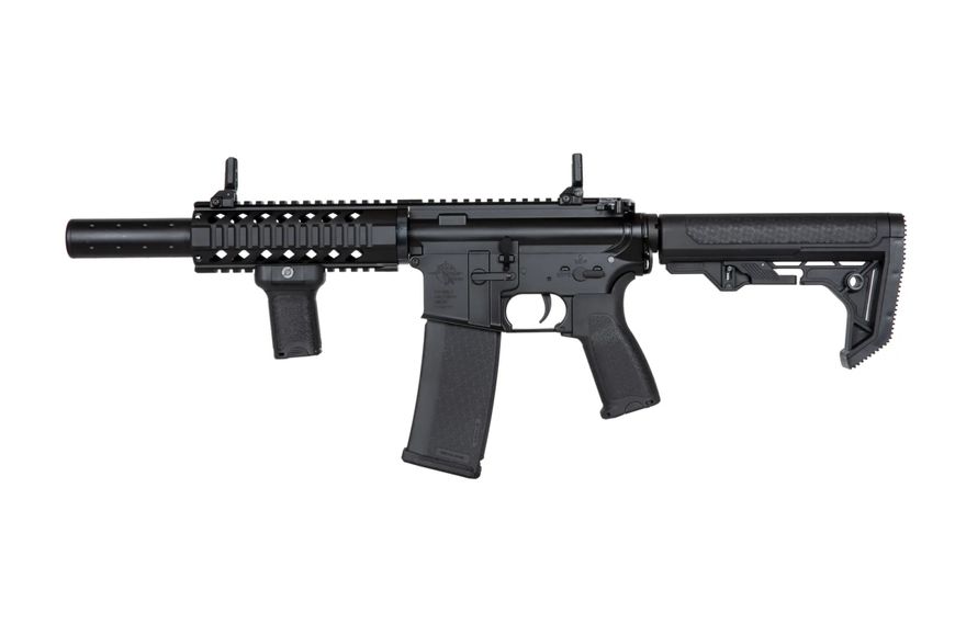 Страйкбольна штурмова гвинтівка Specna Arms M4 CQB Edge RRA SA-E11 Light Ops Stock Black 30385 фото