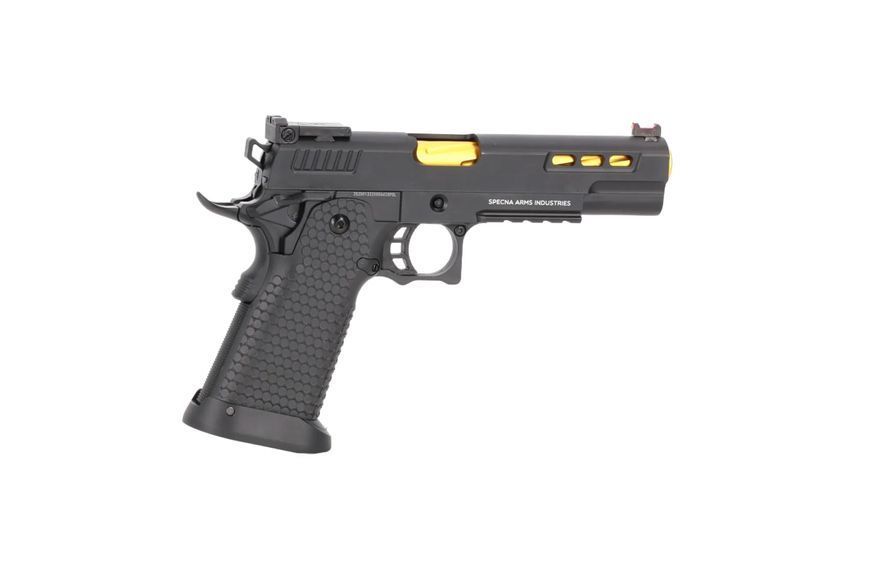 Страйкбольний пістолет Specna Arms SA-VGP06 Vapor Black and Gold 33699 фото