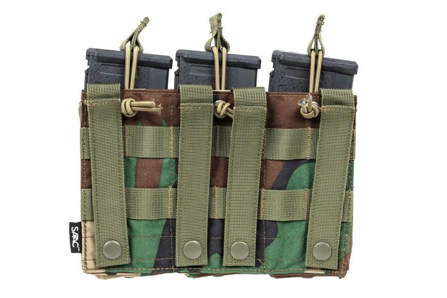 Підсумок Specna Arms Triple open type loader for M4/M16 Woodland 35520 фото