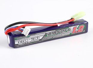 Акумулятор Turnigy Nano-Tech Li-Po 11.1V 1200mAh 15/25C Mini Tamiya 16936 фото