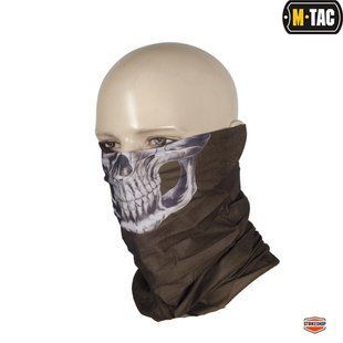 Шарф-труба M-Tac полегшена REAPER SKULL Olive 9526 фото