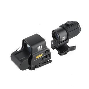 Набір Wadsn HHS Red/Green Holographic Hybrid Sight - EXPS with G43 Magnifier BK 35220 фото