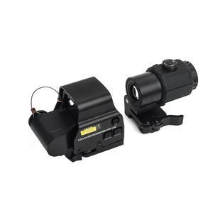 Набір Wadsn HHS Red/Green Holographic Hybrid Sight - EXPS with G43 Magnifier BK 35220 фото