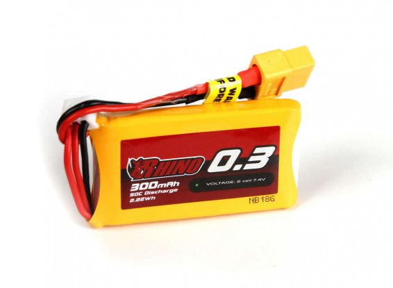 Акумулятор Rhino 7.4V 300mAh 2S/50C AEP 28847 фото