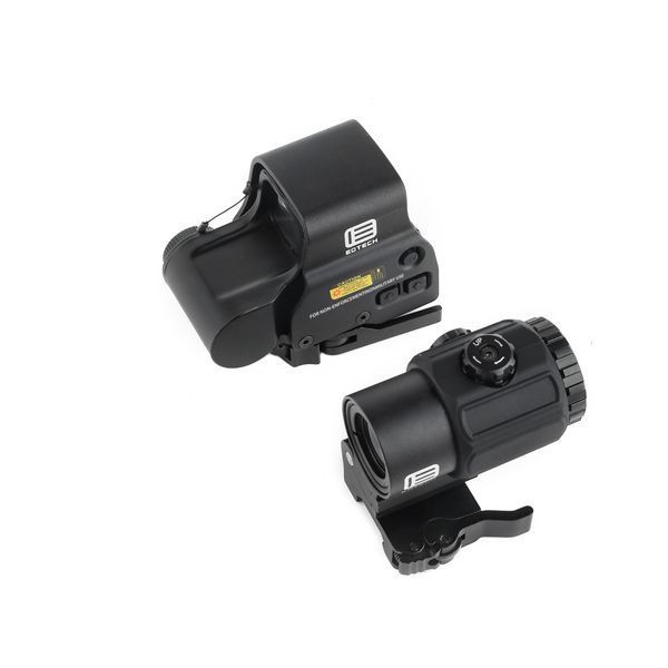 Набір Wadsn HHS Red/Green Holographic Hybrid Sight - EXPS with G43 Magnifier BK 35220 фото
