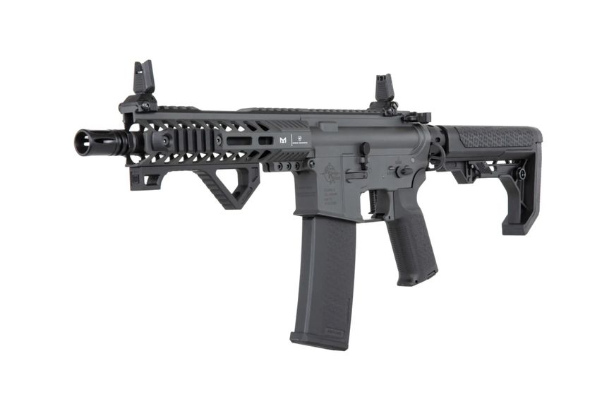 Страйкбольна штурмова гвинтівка Specna Arms RRA SA-P17 Prime Light Ops Stock Aster II ETU Grey 31846 фото