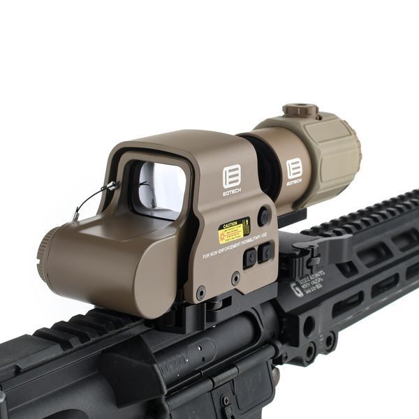 Набір Wadsn HHS Red/Green Holographic Hybrid Sight - EXPS with G43 Magnifier Tan 35221 фото
