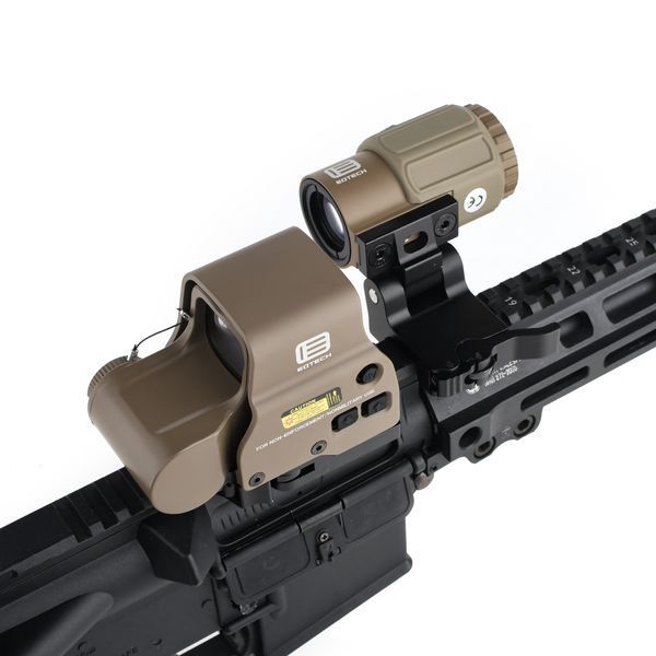 Набір Wadsn HHS Red/Green Holographic Hybrid Sight - EXPS with G43 Magnifier Tan 35221 фото