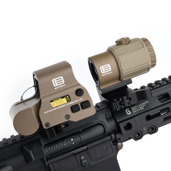 Набір Wadsn HHS Red/Green Holographic Hybrid Sight - EXPS with G43 Magnifier Tan 35221 фото