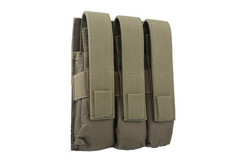 Підсумок для магазину GFC Tactical Triple magazine pouch for MP5 olive 35522 фото