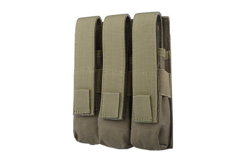 Підсумок для магазину GFC Tactical Triple magazine pouch for MP5 olive 35522 фото