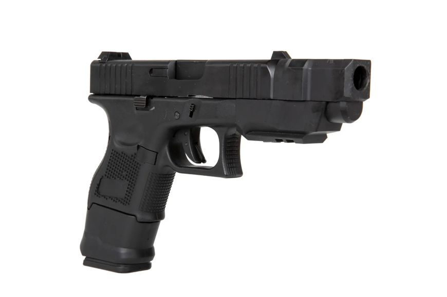 Страйкбольний пістолет D-Boys Glock 26 Advanced Green Gas Black 29833 фото