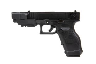 Страйкбольний пістолет D-Boys Glock 26 Advanced Full Auto Green Gas Black 29834 фото