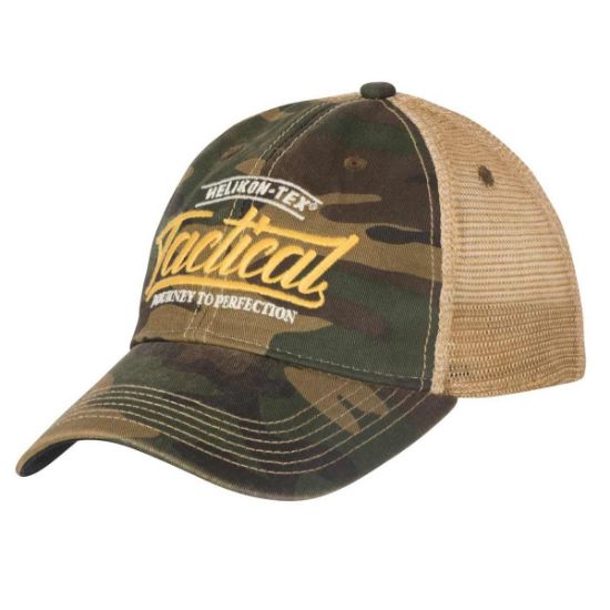 Бейсболка Helikon-Tex Trucker Tactical US Woodland/Khaki 29302 фото