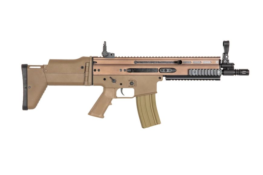 Страйкбольна штурмова гвинтівка Double Bell SCAR-L Tan 0134 фото