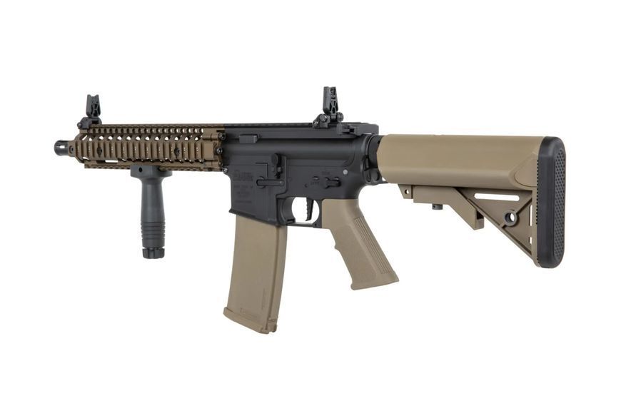 Страйкбольна штурмова гвинтівка Specna Arms Daniel Defense MK18 SA-P19 Prime Hal Etu with brushless motor Chaos Bronze 32656 фото