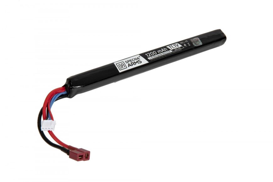 Акумулятор Specna Arms LiPo 11.1V 1200mAh 20C/40C - T-Connect (Deans) 20267 фото