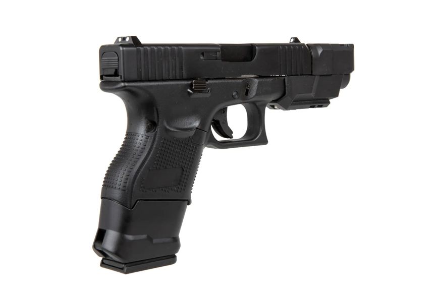 Страйкбольний пістолет D-Boys Glock 26 Advanced Full Auto Green Gas Black 29834 фото