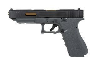 Страйкбольный пистолет East & Crane Glock EC-1203 Black and gold 33371 фото