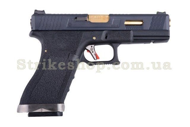 Страйкбольний пістолет Glock 18 Force Pistol WE Metal Green Gas 8060 фото