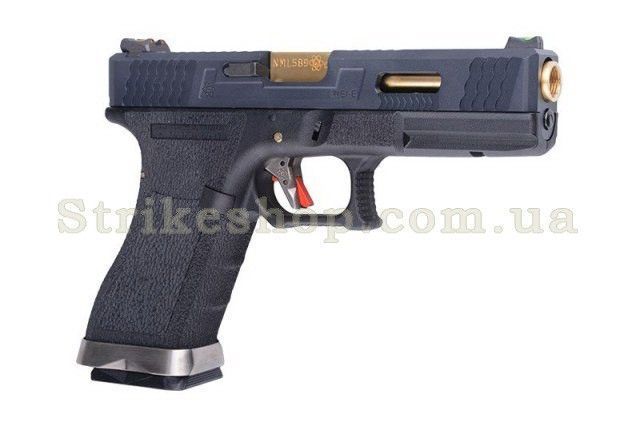 Страйкбольний пістолет Glock 18 Force Pistol WE Metal Green Gas 8060 фото