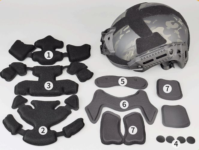 Шолом страйкбольний Wosport MTek Flux Helmet Tan 28589 фото