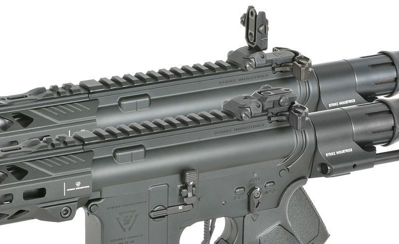 Страйкбольна штурмова гвинтівка Cyma Platinum Strike Industries 4" Raiders PDW Black 32698 фото