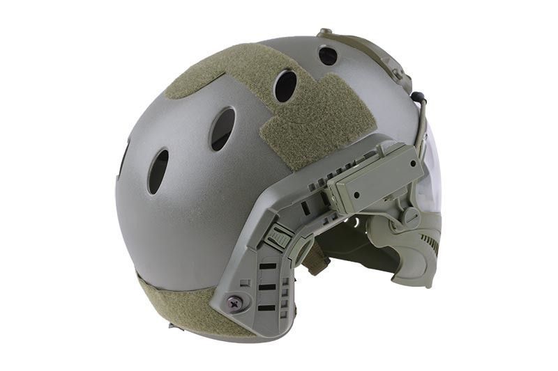 Шолом Ultimate Tactical FAST PJ Piloteer Helmet Replica Olive 12750 фото