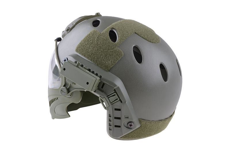 Шолом Ultimate Tactical FAST PJ Piloteer Helmet Replica Olive 12750 фото
