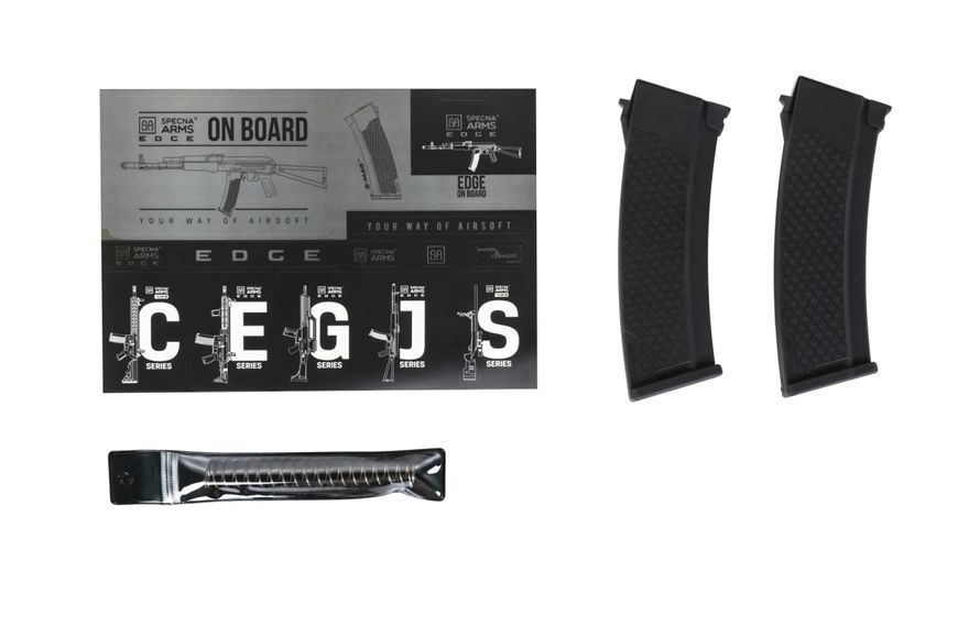 Страйкбольна штурмова гвинтівка Specna Arms SA-J08 EDGE with Magnus TDC Single Fire Only chambering Black 33429 фото