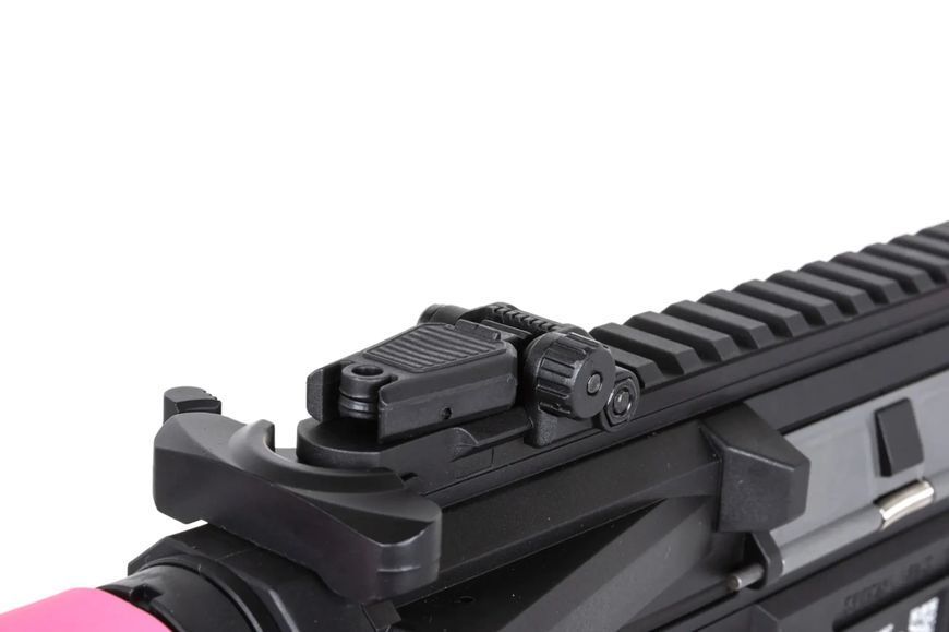 Страйкбольна штурмова гвинтівка Specna Arms SA-F04-RL FLEX BLDC Light Ops Stock/ HAL ETU Gen. 2 Pink 34169 фото