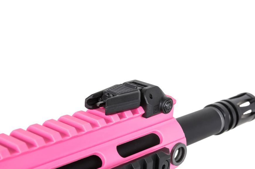 Страйкбольна штурмова гвинтівка Specna Arms SA-F04-RL FLEX BLDC Light Ops Stock/ HAL ETU Gen. 2 Pink 34169 фото