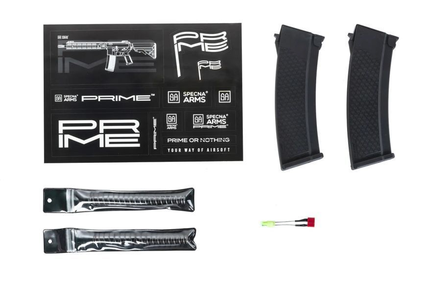 Страйкбольна штурмова гвинтівка Specna Arms SA-PJ02 Prime Aster V3 SE ETU with Brushless Motor Black 33141 фото