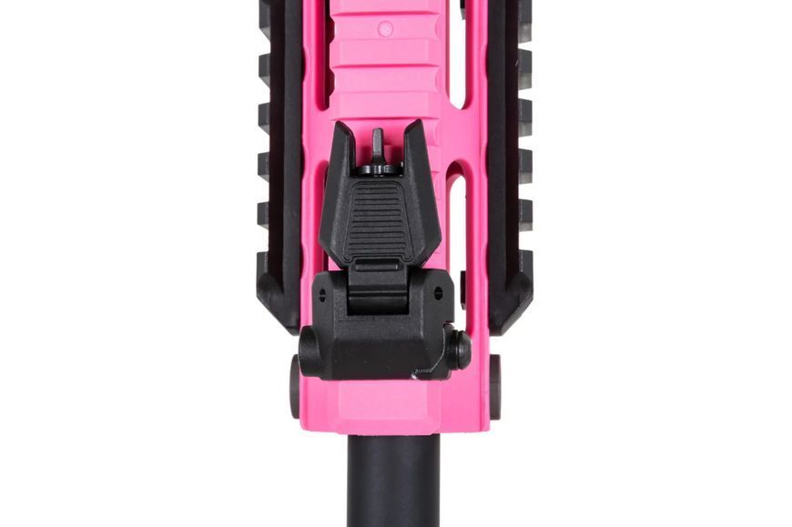 Страйкбольна штурмова гвинтівка Specna Arms SA-F04-RL FLEX BLDC Light Ops Stock/ HAL ETU Gen. 2 Pink 34169 фото
