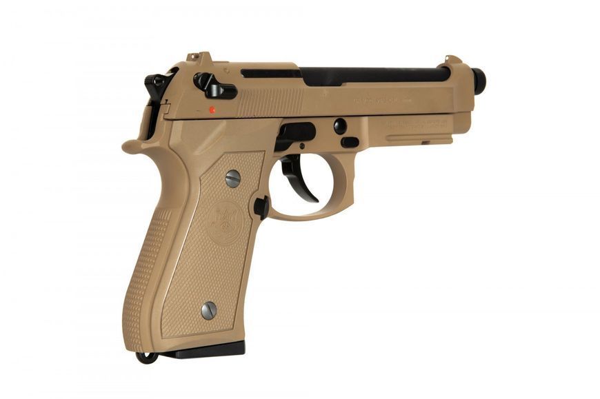 Страйкбольный пистолет G&G GPM92 GP2 Green Gas Desert Tan 19115 фото