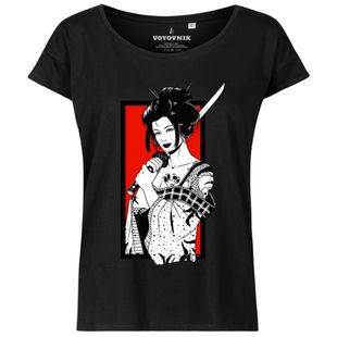 Футболка жіноча Voyovnik Geisha Sword Black Size XS 29331-xs фото