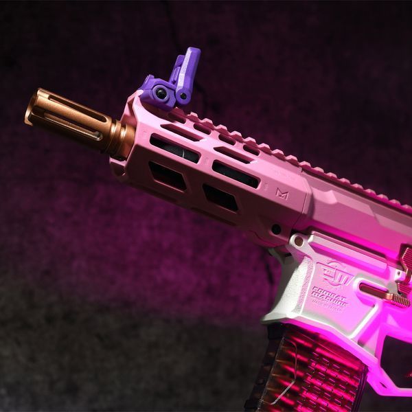 Страйкбольна штурмова гвинтівка G&G CM16 Batto CQB Taffy Pink 34235 фото