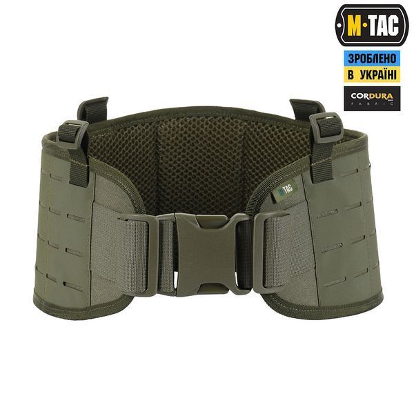 Пояс тактичний M-Tac War Belt Laser Cut Ranger Green Size M/L 25989-m/l фото