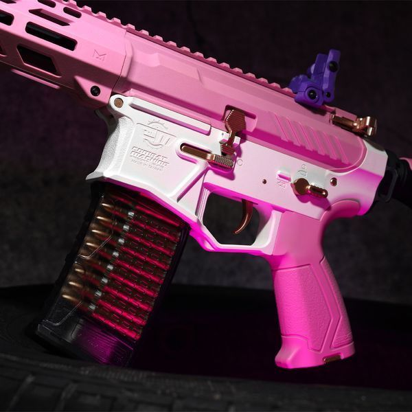 Страйкбольна штурмова гвинтівка G&G CM16 Batto CQB Taffy Pink 34235 фото